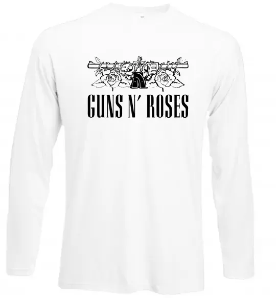 Лонгслив Guns N` Roses Белый фото