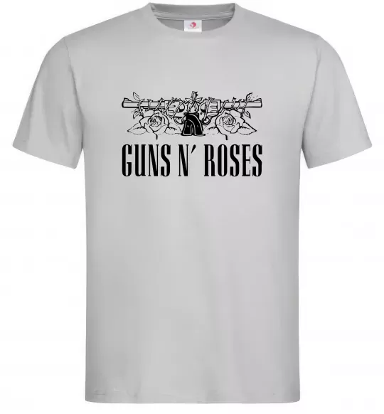 Мужская футболка Guns N` Roses Серый фото