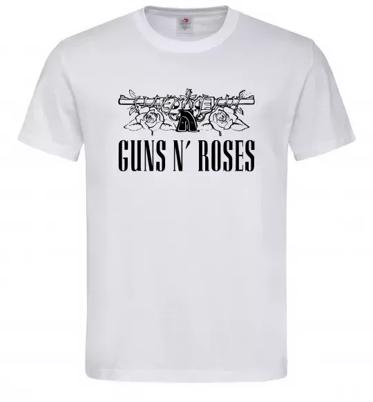 Мужская футболка Guns N` Roses Белый фото