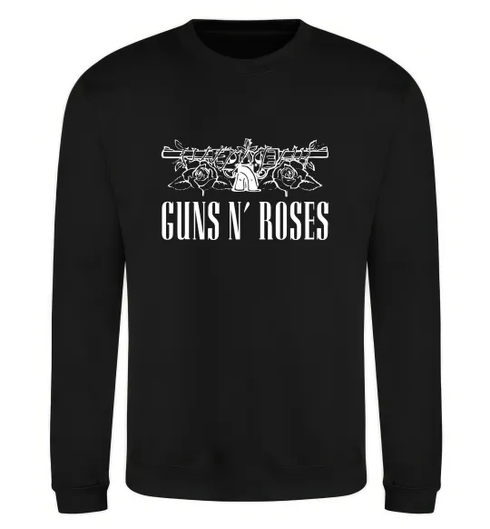 Світшот Guns N Roses Чорний фото