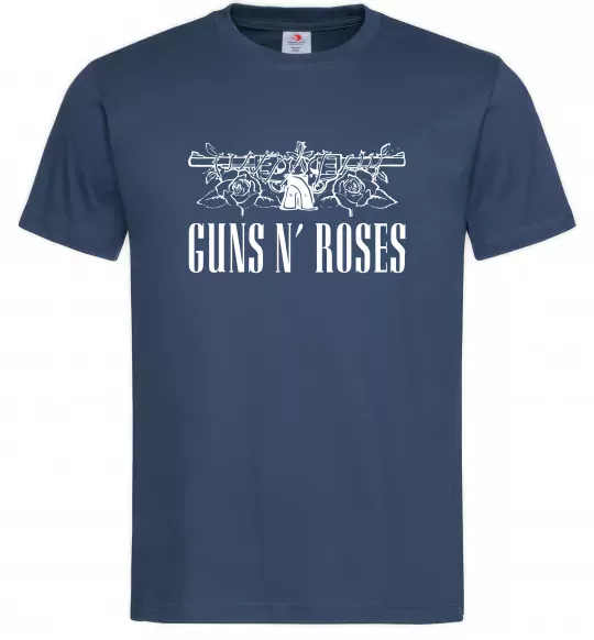 Мужская футболка Guns N` Roses Темно-синий фото