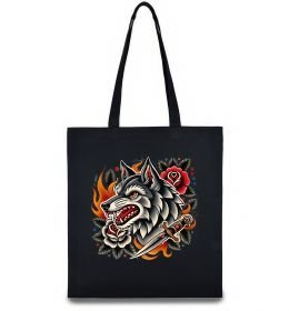 Эко-сумка Олдскул вовк