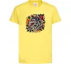 Детская футболка Олдскул вовк Лимонный фото