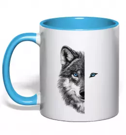 Чашка с цветной ручкой