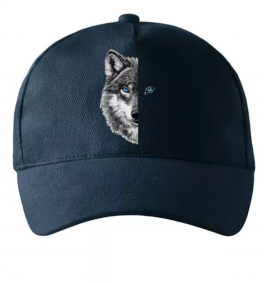 Кепка Вовк око Темно-синий фото