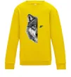 Детский Свитшот Вовк око Солнечно желтый фото