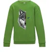 Детский Свитшот Вовк око Лаймовый фото