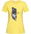 Женская футболка Вовк око Лимонный фото