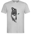 Мужская футболка Вовк око Серый фото