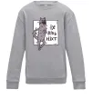 Детский Свитшот Іх віль ніхт Серый меланж фото