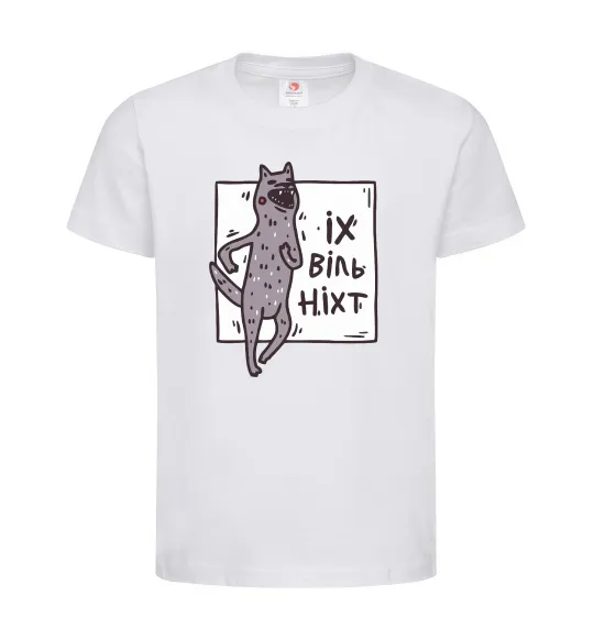 Дитяча футболка Іх віль ніхт Білий фото