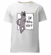 Мужская премиум футболка Іх віль ніхт Белый фото