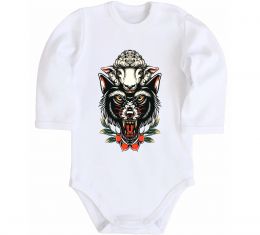 Детский боди Вовк в овечій шкурі Детский боди Вовк в овечій шкурі