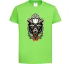Детская футболка Вовк в овечій шкурі Лаймовый фото