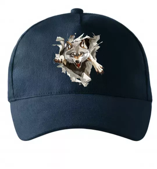 Кепка Вовк стрибок Темно-синий фото
