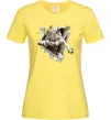 Женская футболка Вовк стрибок Лимонный фото