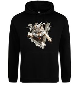 Мужская толстовка (худи) Вовк стрибок Мужская толстовка (худи) Вовк стрибок