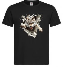 Чоловіча футболка Вовк стрибок