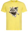 Мужская футболка Вовк стрибок Лимонный фото