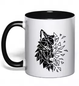 Чашка с цветной ручкой