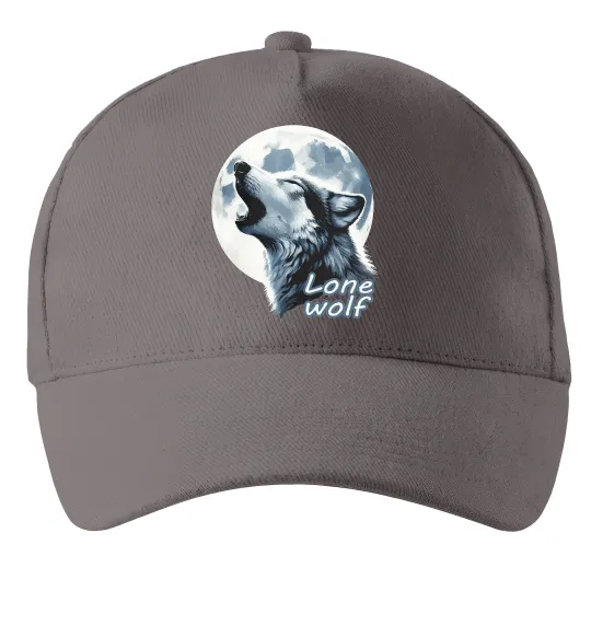 Кепка Lone wolf Серый фото