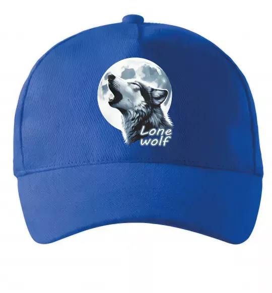 Кепка Lone wolf Яскраво-синій фото