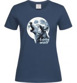 Женская футболка Lone wolf