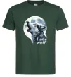 Мужская футболка Lone wolf Темно-зеленый фото