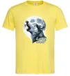 Мужская футболка Lone wolf Лимонный фото