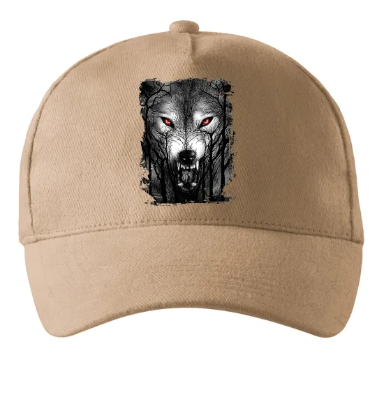 Кепка Вовк ліс Песочный фото