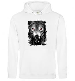 Мужская толстовка (худи) Вовк ліс