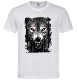 Чоловіча футболка Вовк ліс Чоловіча футболка Вовк ліс