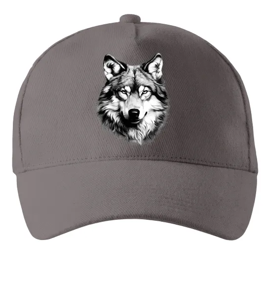 Кепка Вовк голова Серый фото