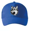 Кепка Вовк голова Ярко-синий фото