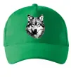 Кепка Вовк голова Зеленый фото