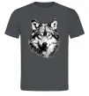 Мужская футболка Вовк голова Графит фото