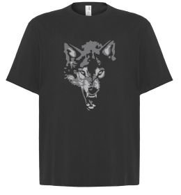 Футболка Оверсайз Вовк морда