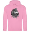 Женская толстовка (худи) Alpha wolf Розовый фото