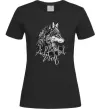 Женская футболка Alpha wolf Черный фото