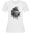 Женская футболка Alpha wolf Белый фото