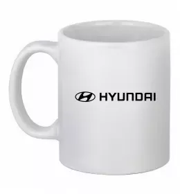 Чашка керамическая Hyundai logo Белый фото