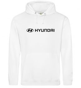 Жіноча толстовка (худі) Hyundai logo та назва