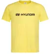 Чоловіча футболка Hyundai logo та назва Лимонний фото
