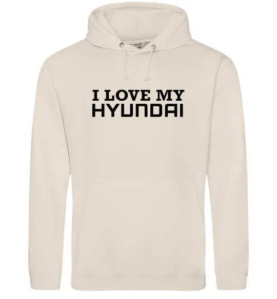Чоловіча толстовка (худі) I love Hyundai Таш фото