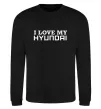 Світшот I love Hyundai Чорний фото