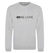Свитшот Hyundai one love Серый меланж фото