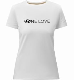 Жіноча преміум футболка Hyundai one love