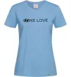 Жіноча футболка Hyundai one love Блакитний фото