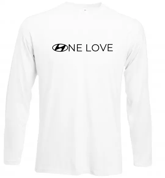 Лонгслів Hyundai one love Білий фото