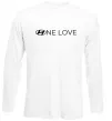 Лонгслів Hyundai one love Білий фото